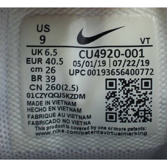 WMNS Nike Air Max 200 Pure Platinum Turquoise CU4920-001 SZ 9 - Picture 9 of 9